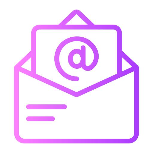 Email Generic gradient outline icon