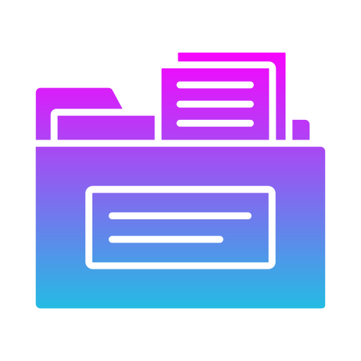 Folder Generic Gradient Fill Icon