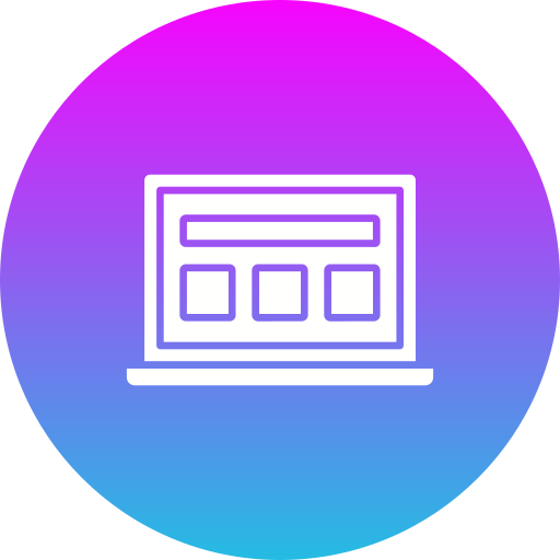 Laptop Generic gradient fill icon