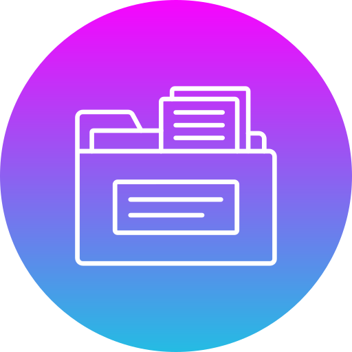 Folder Generic Gradient Fill Icon