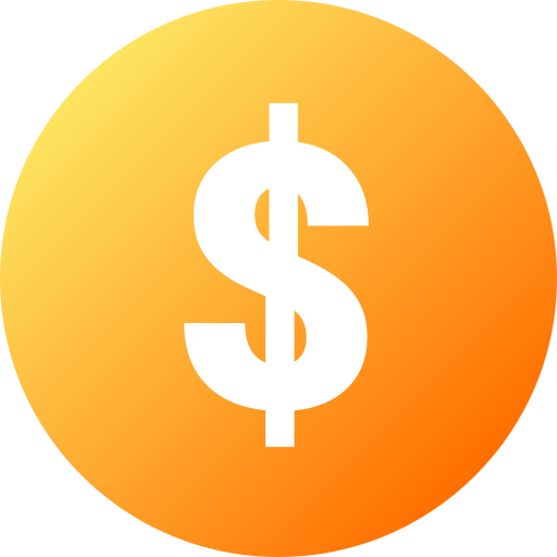 Dollar Generic gradient fill icon