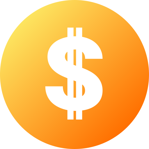 Dollar Generic gradient fill icon