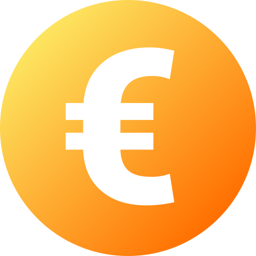 euro icono gratis