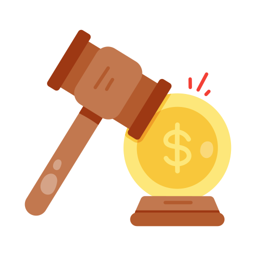 subasta icono gratis