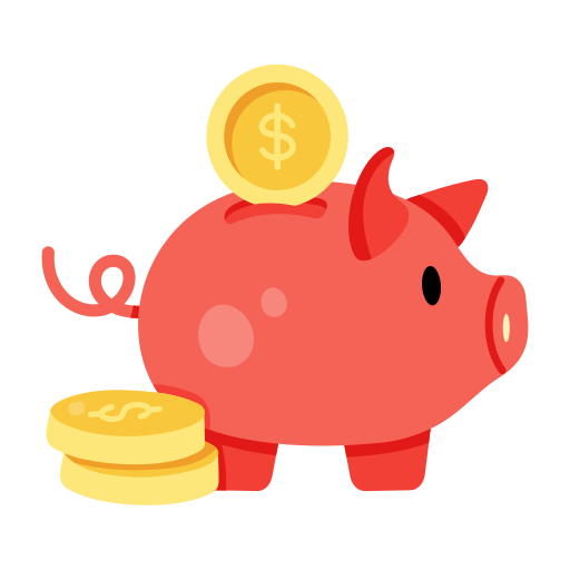 Piggy bank Generic color fill icon