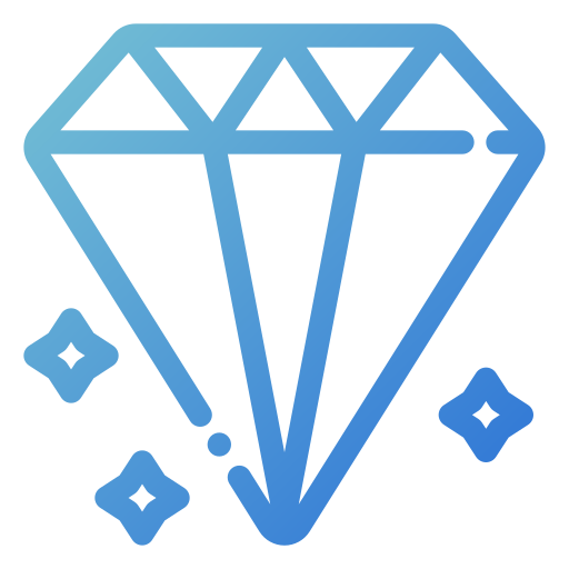 Diamond Generic gradient outline icon