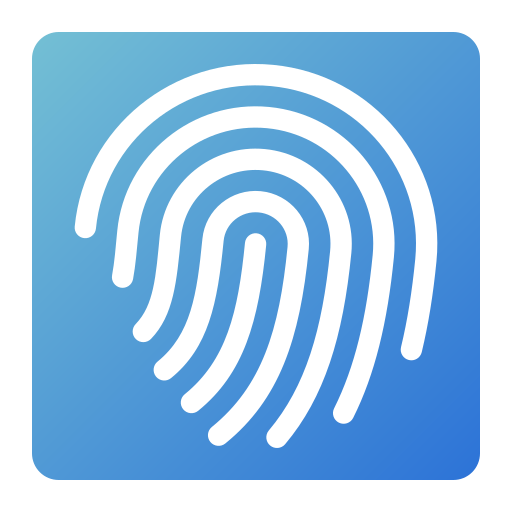 Fingerprint Generic gradient fill icon