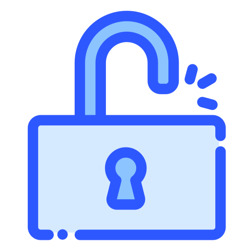 desbloqueado icono gratis