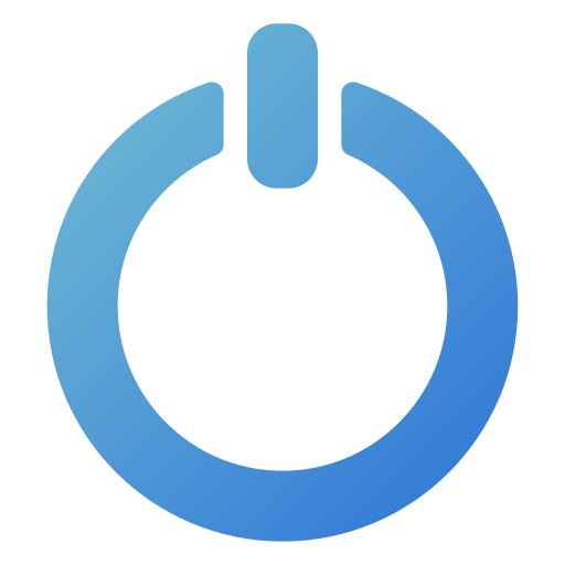 Power Generic gradient fill icon