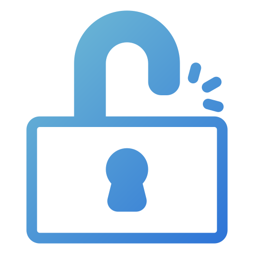 desbloqueado icono gratis