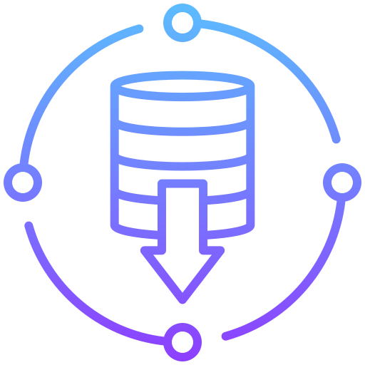 almacenamiento de datos icono gratis