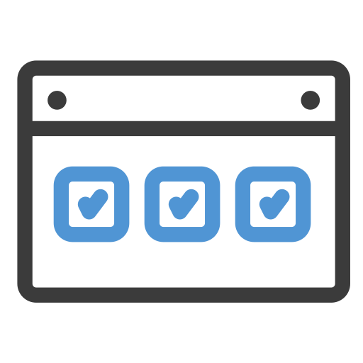 orden del día icono gratis