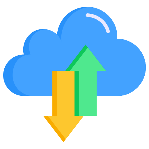Data transfer free icon