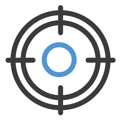 Target Generic color outline icon