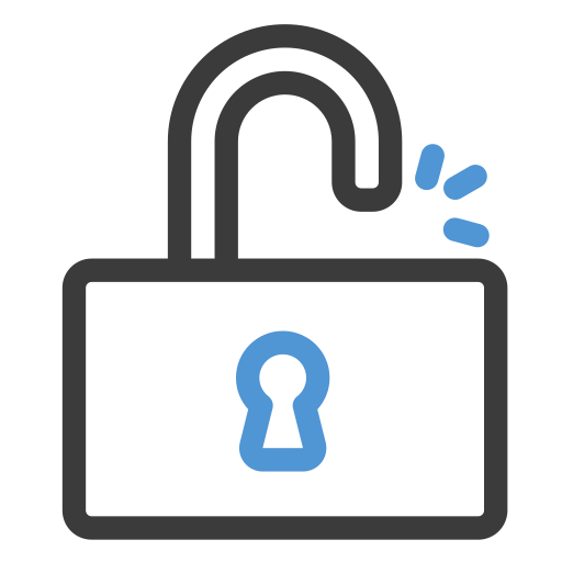 desbloqueado icono gratis