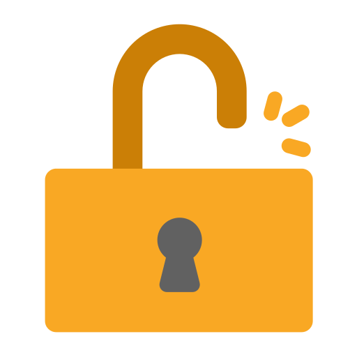 desbloqueado icono gratis