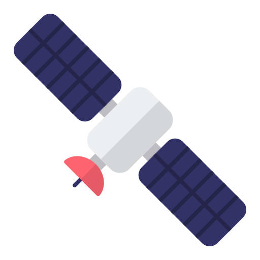 Satellite Generic color fill icon