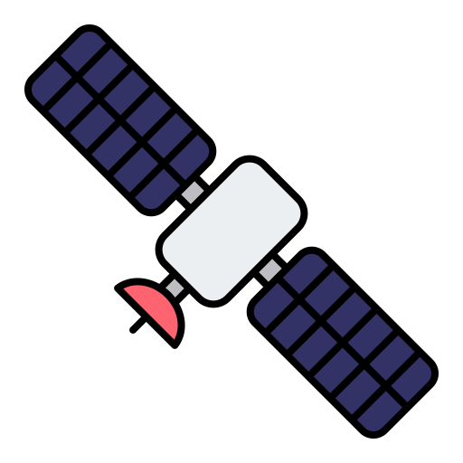 Satellite Generic color lineal-color icon