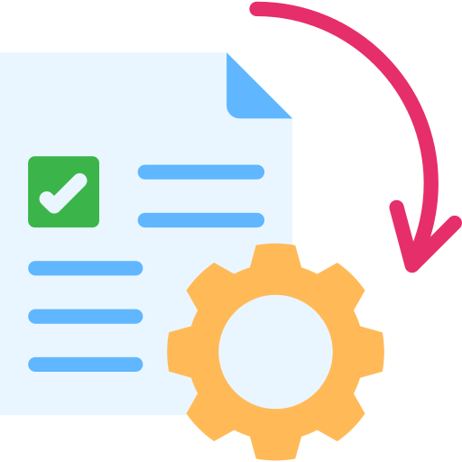 Document Generic color fill icon