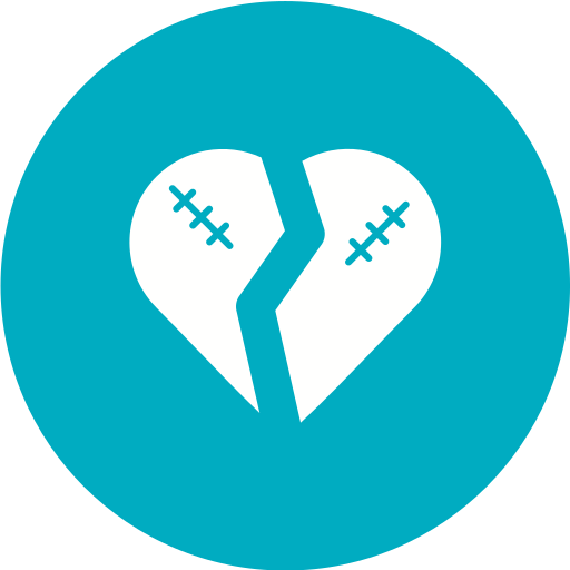 Broken heart free icon Broken heart free icon
