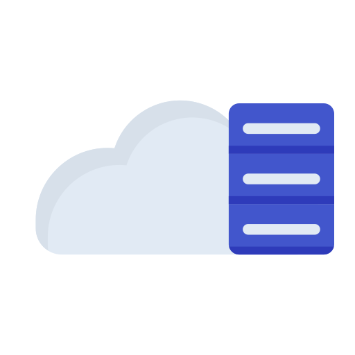 datos en la nube icono gratis