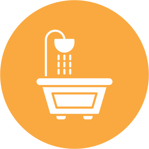 Bathtub Generic color fill icon