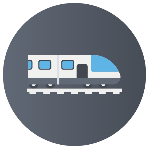 Train Generic gradient fill icon