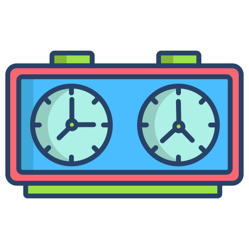 reloj digital icono gratis