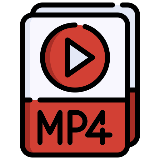 Mp4 - free icon