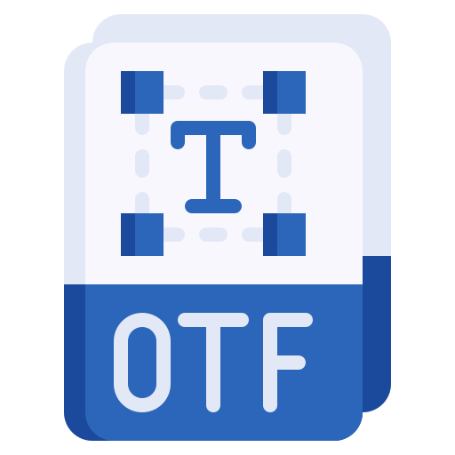 archivo otf icono gratis