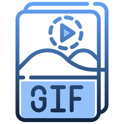 archivo gif icono gratis