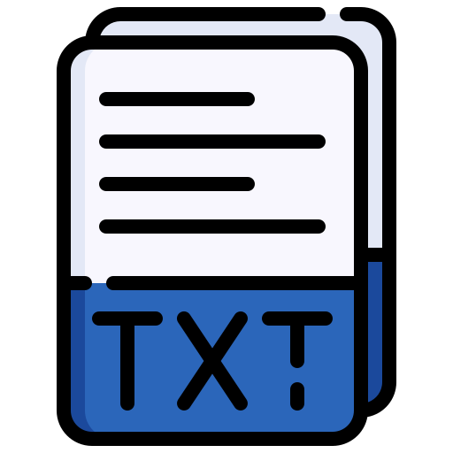 txt icono gratis