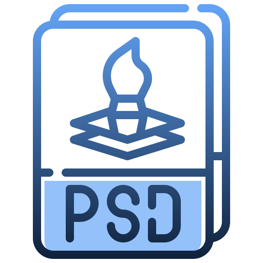 archivo psd icono gratis