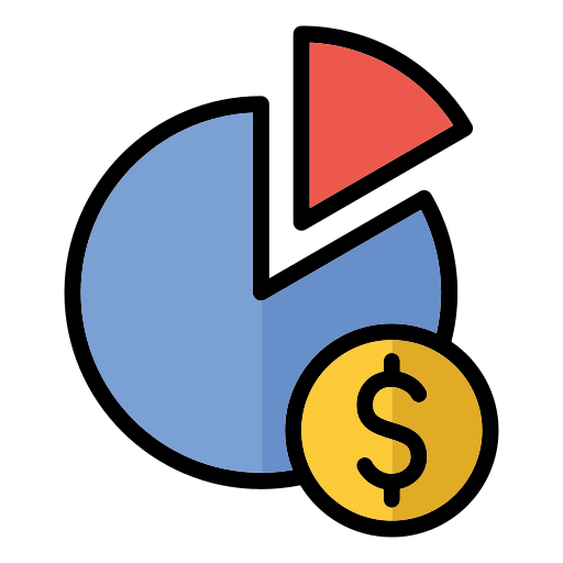 Pie chart Generic color lineal-color icon