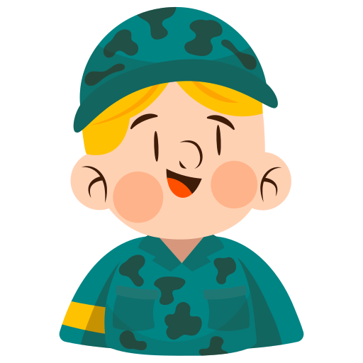 free clipart animation of military people