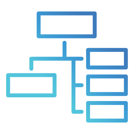 diagrama de flujo icono gratis