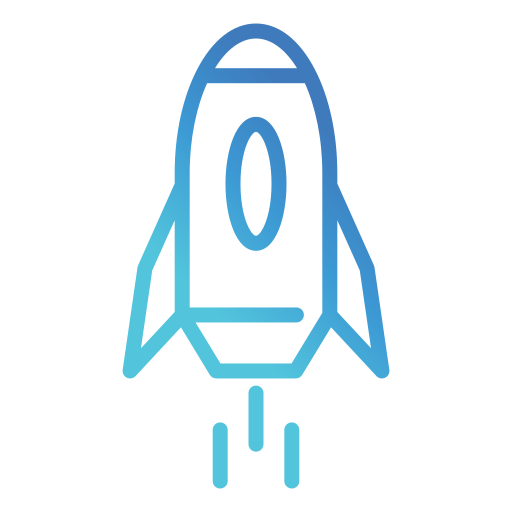 Rocket Generic gradient outline icon