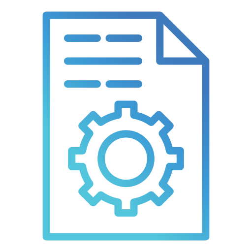 Setting Generic gradient outline icon