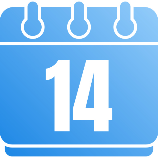 numéro 14 Icône gratuit numéro 14 Icône gratuit