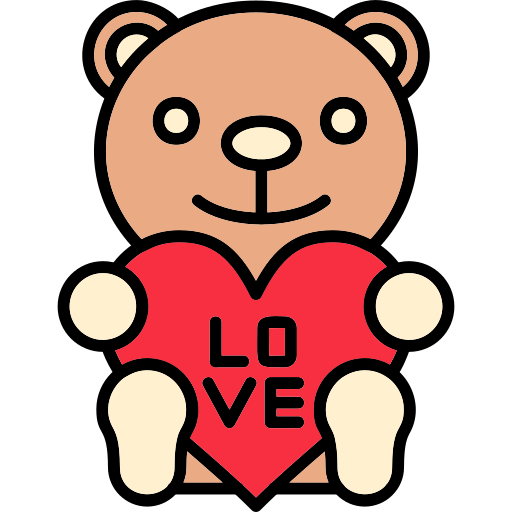 oso de peluche icono gratis