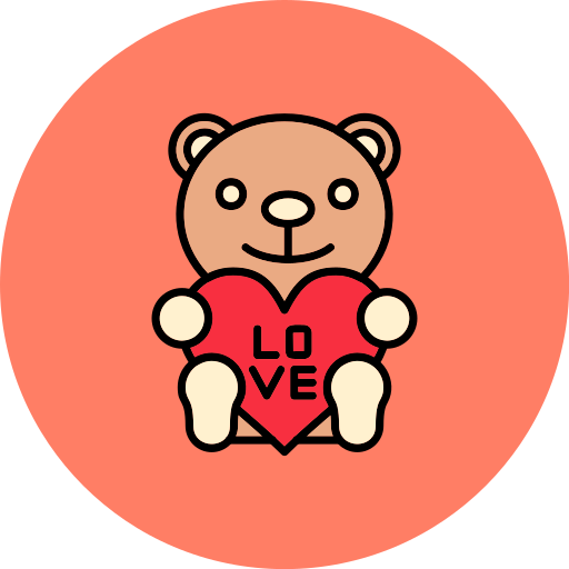 oso de peluche icono gratis