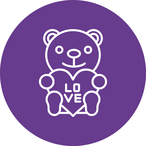 oso de peluche icono gratis