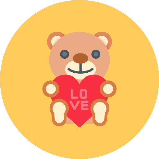 oso de peluche icono gratis