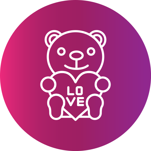 oso de peluche icono gratis