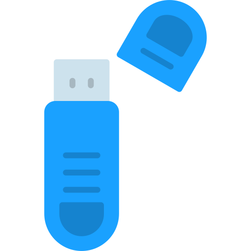 USB drive Generic color fill icon