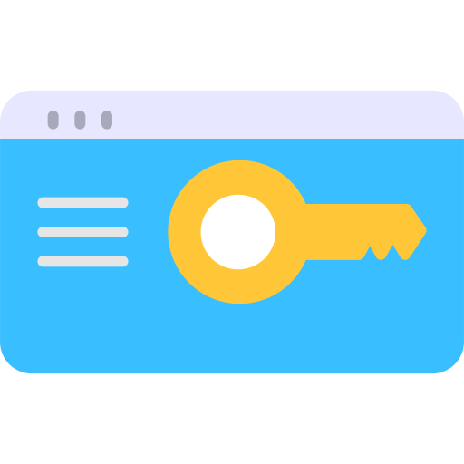 llave de tarjeta icono gratis