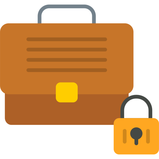 maletín icono gratis