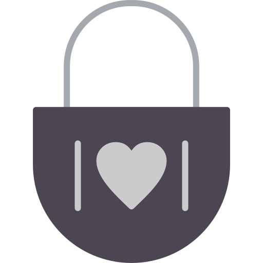 bloqueo del corazón icono gratis