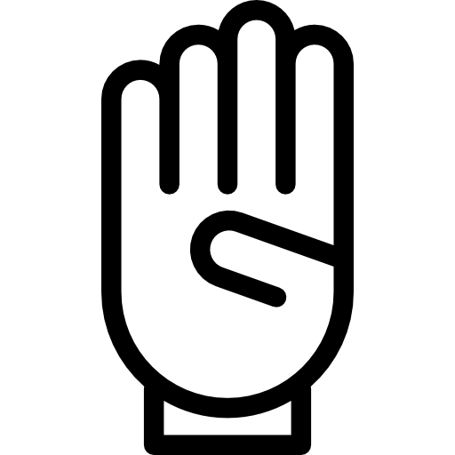 Four Fingers - free icon
