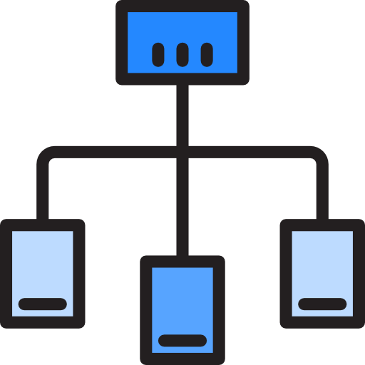 diagrama de flujo icono gratis